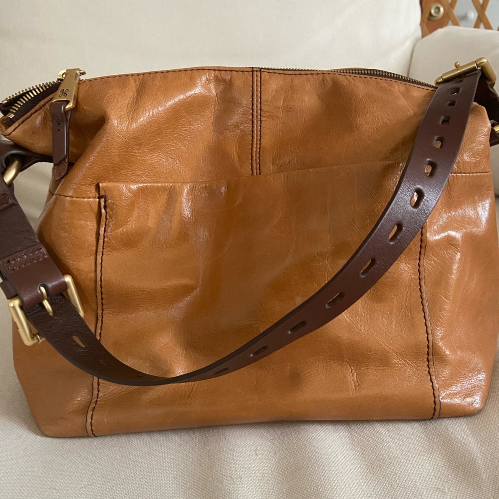 Hobo leather shoulder bag